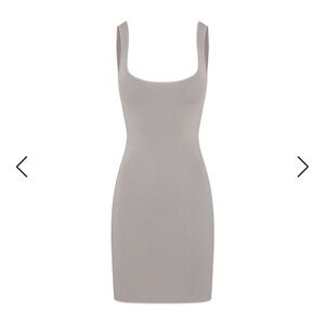 SEAMLESS MODAL TANK MINI DRESS
SMOKE